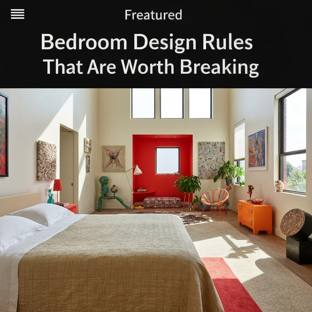 Bedroom Design Rules That Are Worth Breaking