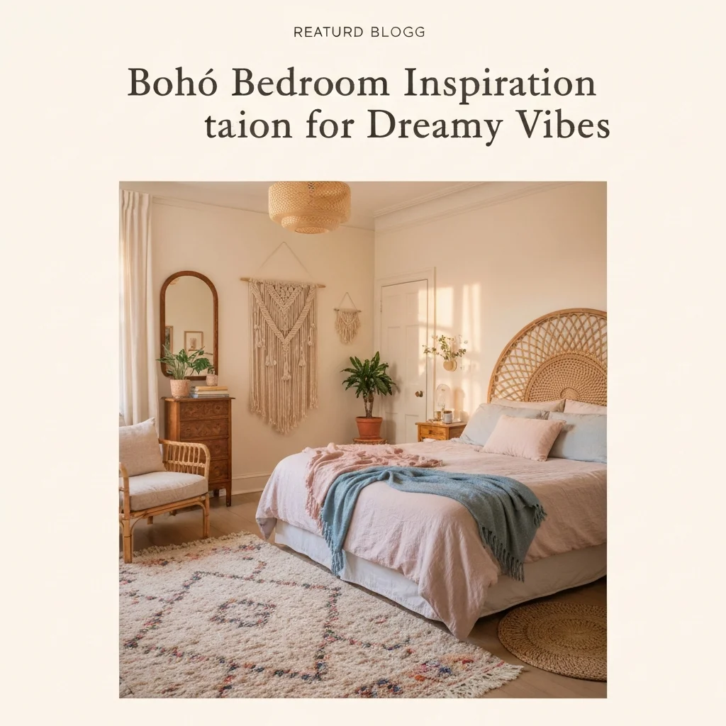 Boho Bedroom Inspiration for Dreamy Vibes