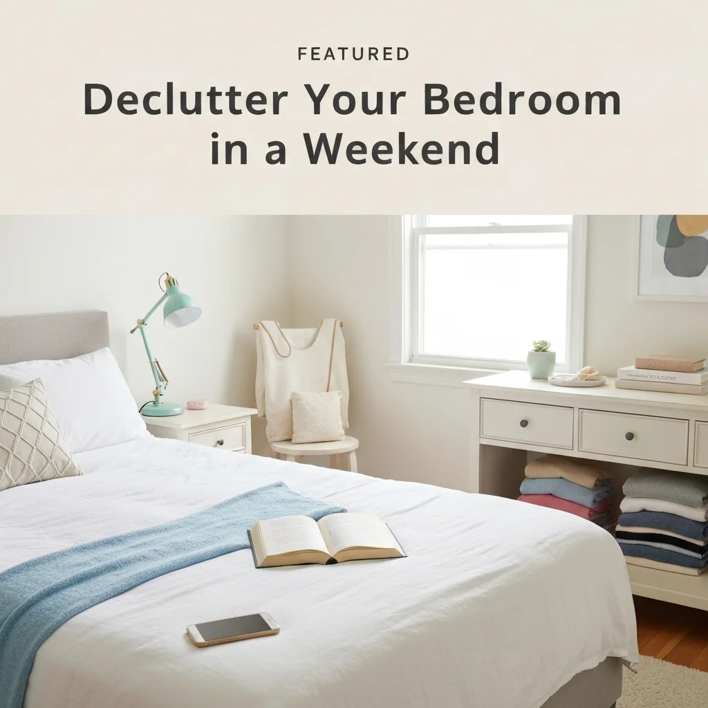 Declutter Your Bedroom in a Weekend