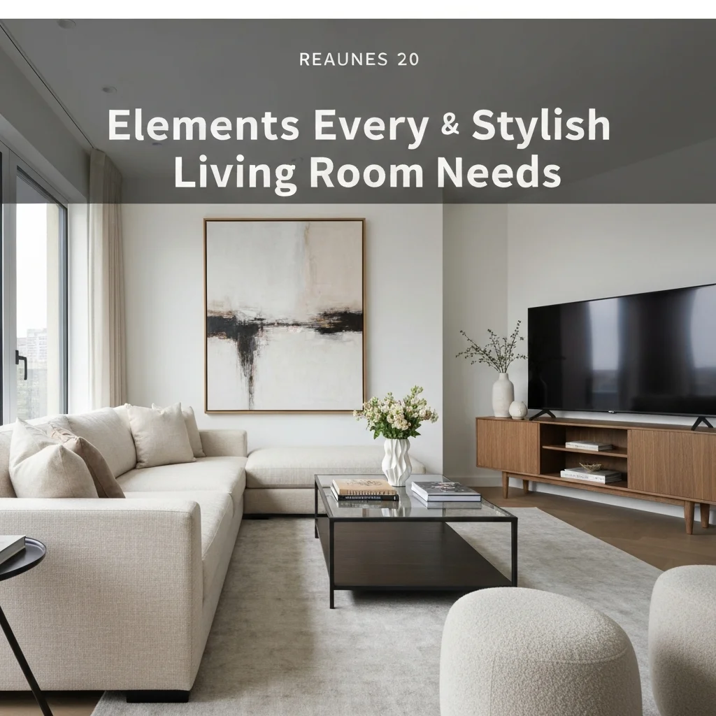 Elements Every Stylish Living Room Needs