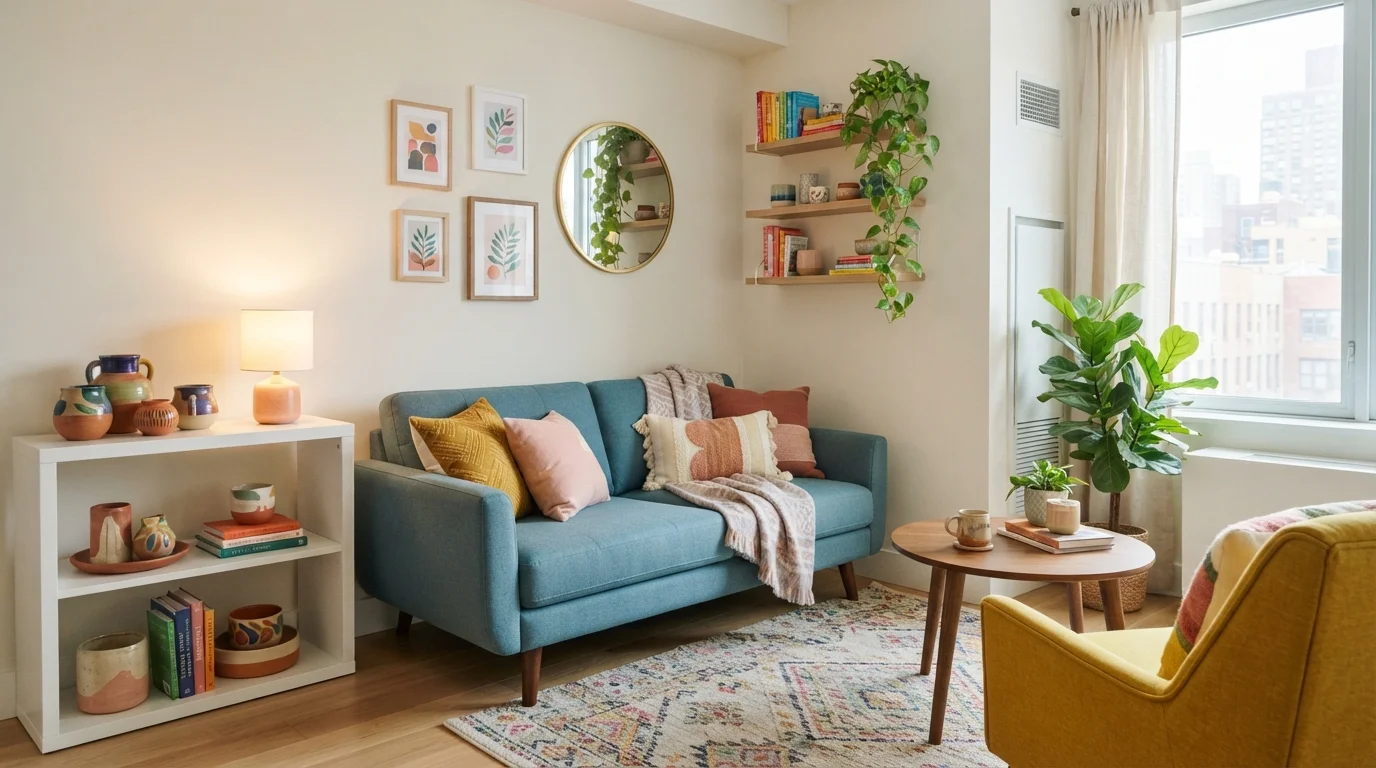 How to Add Color to a Tiny Room Without Overwhelming It