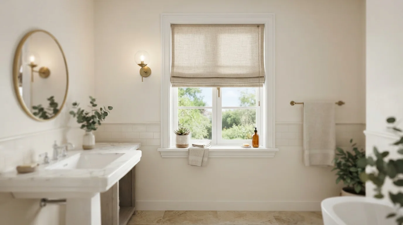 How to Choose Bathroom Window Treatments