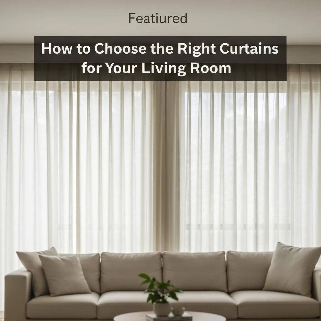 How to Choose the Right Curtains for Your Living Room