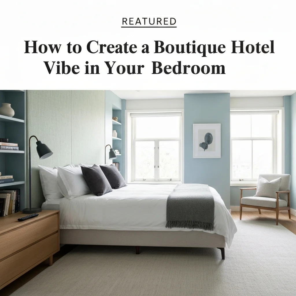 How to Create a Boutique Hotel Vibe in Your Bedroom