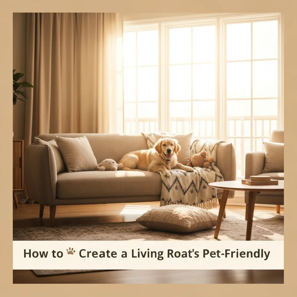 How to Create a Living Room That’s Pet-Friendly