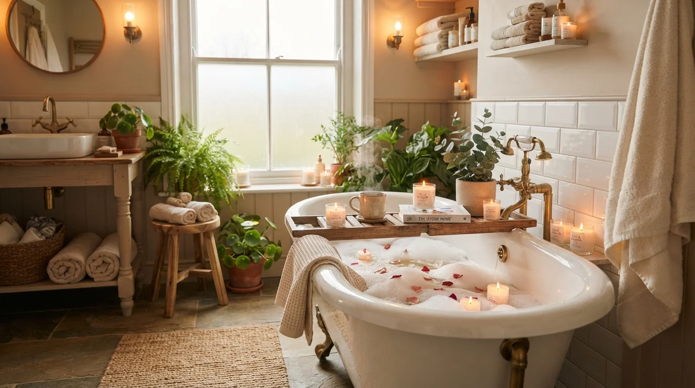 How to Make Your Bathroom Feel Cozy