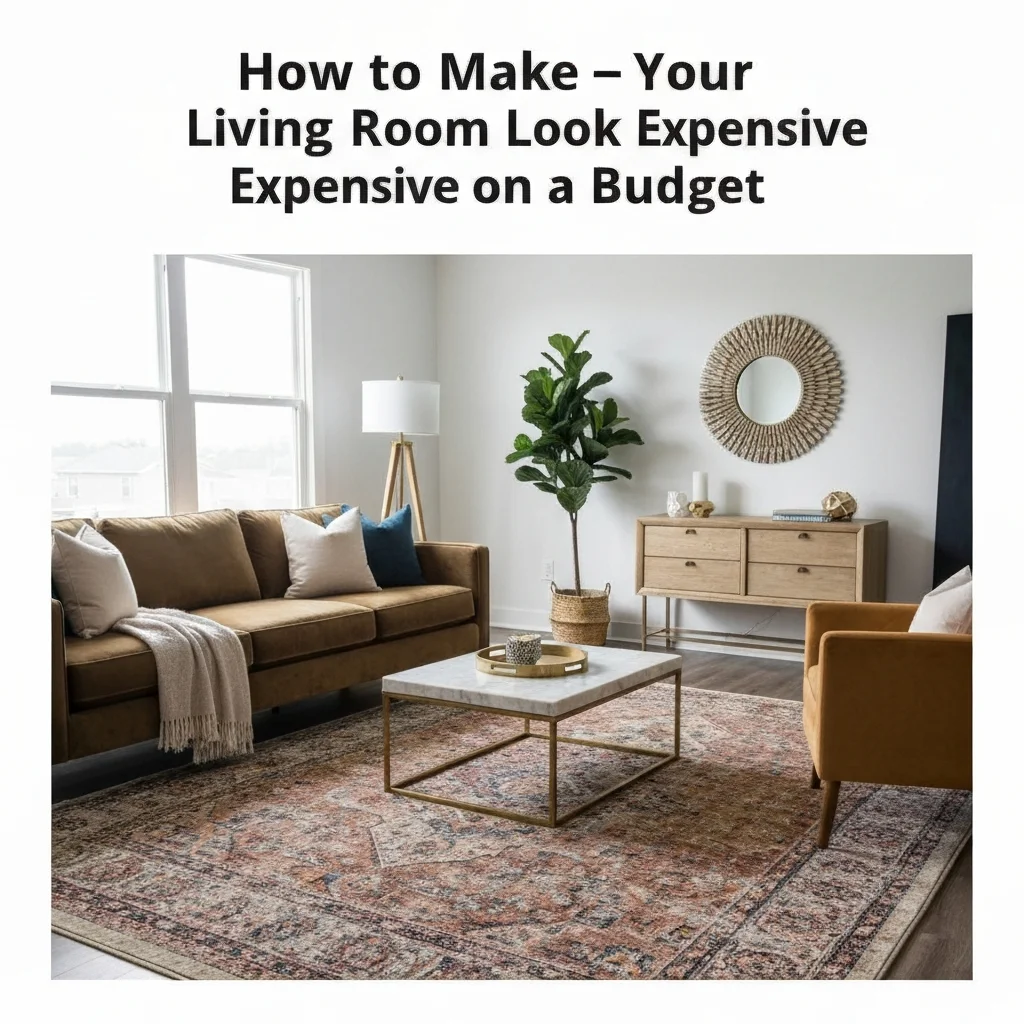 How to Make Your Living Room Look Expensive on a Budget