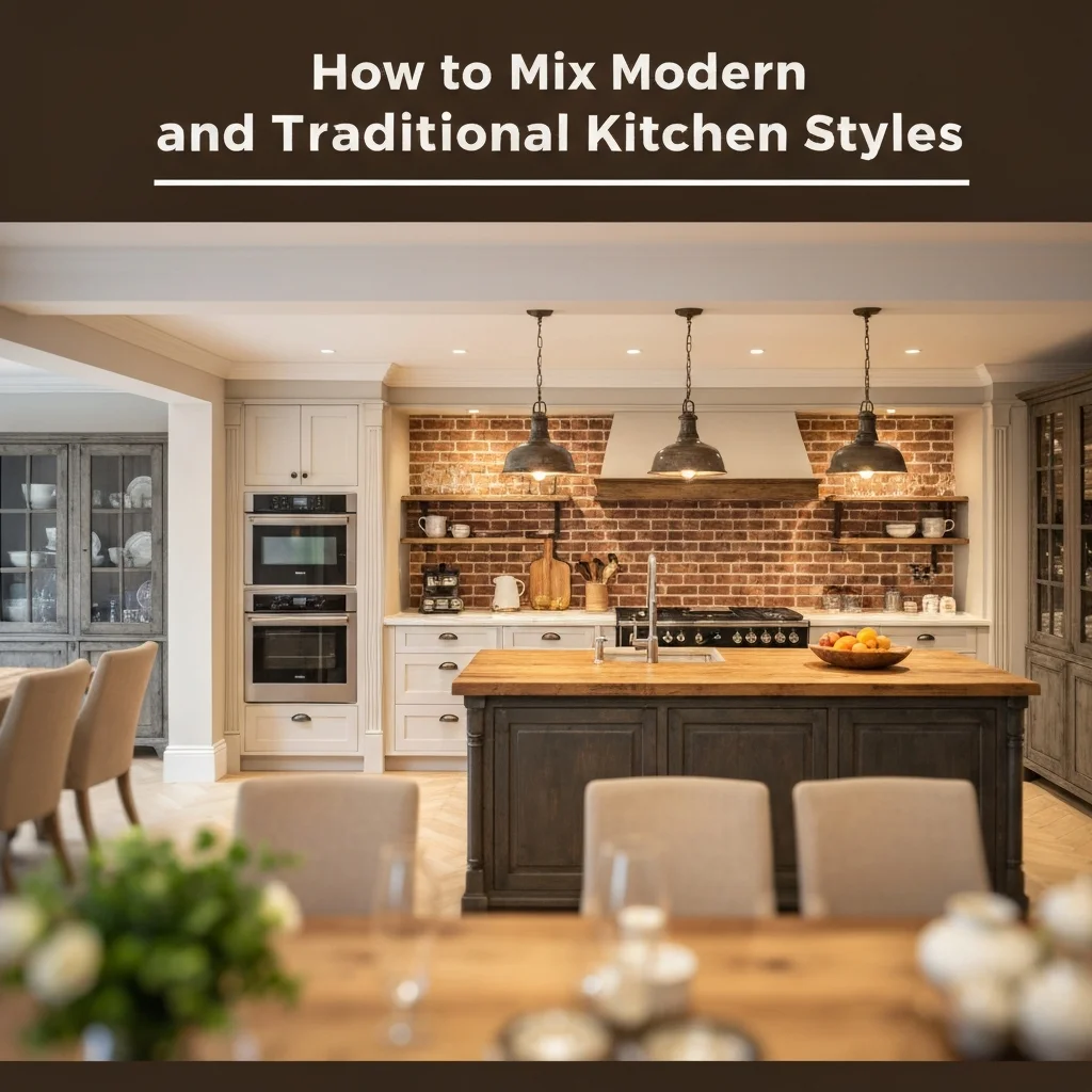 How to Mix Modern and Traditional Kitchen Styles