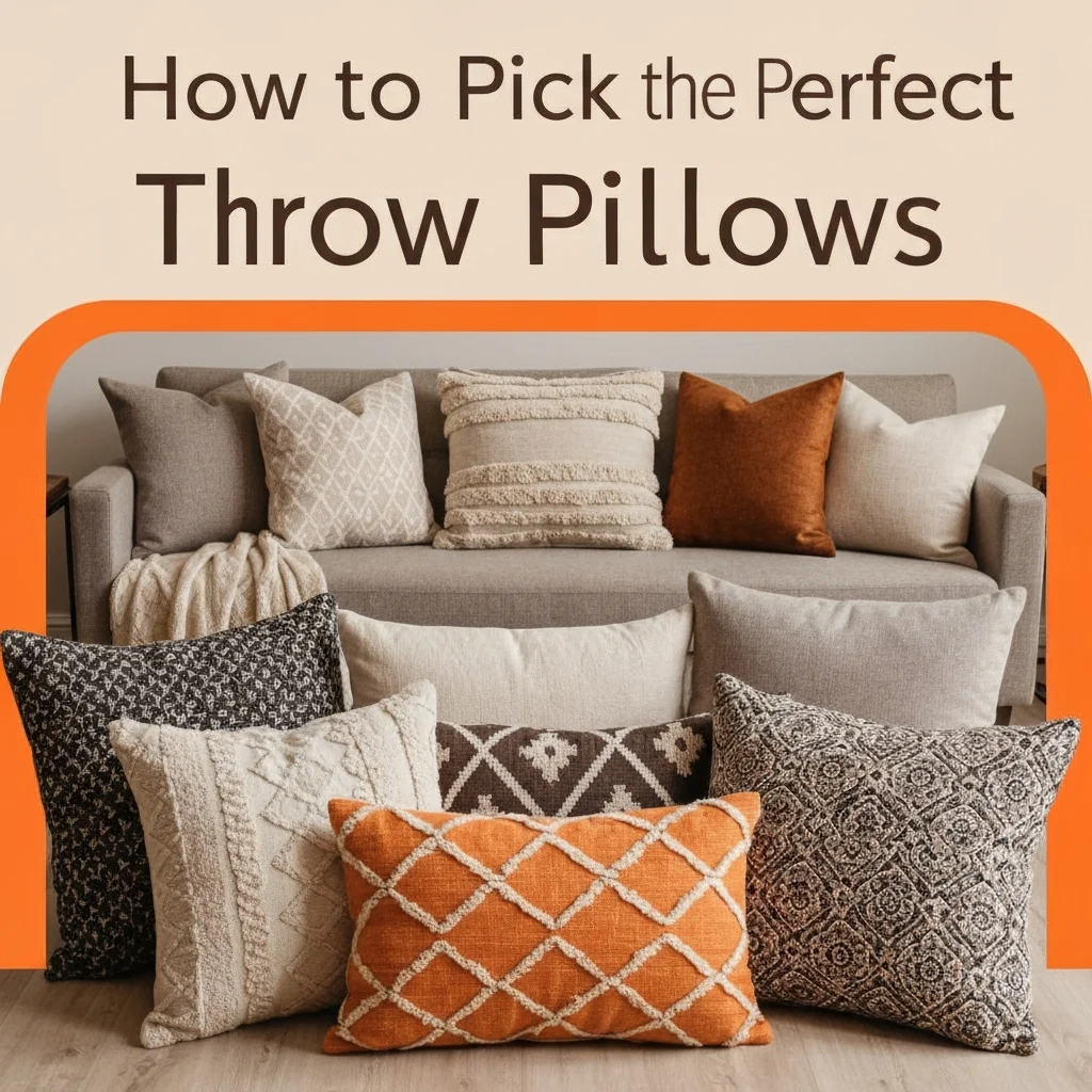 How to Pick the Perfect Throw Pillows