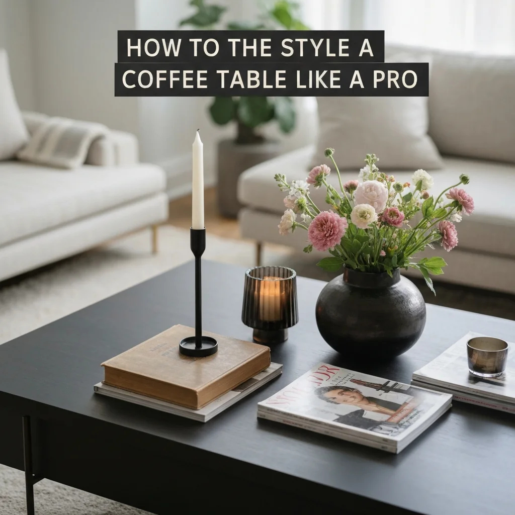 How to Style a Coffee Table Like a Pro