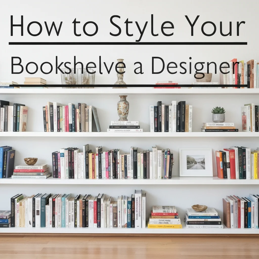 How to Style Your Bookshelves Like a Designer