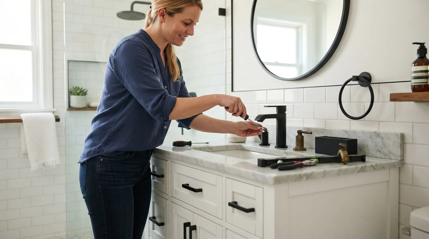 How to Update Your Bathroom Hardware