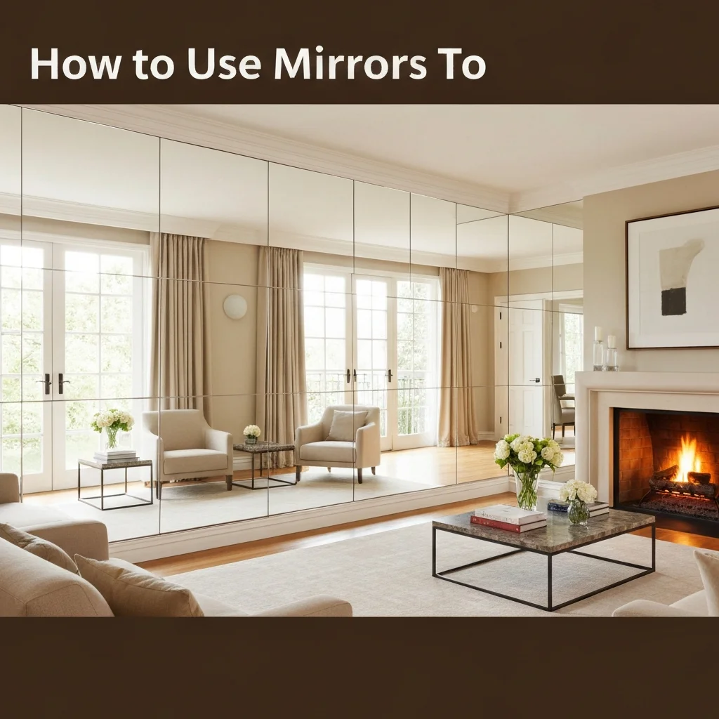 How to Use Mirrors to Expand Your Living Room