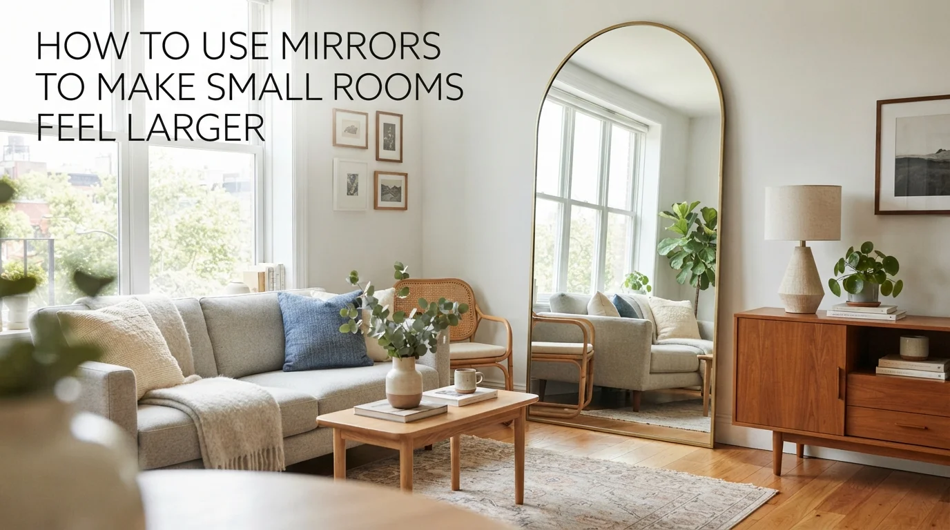 How to Use Mirrors to Make Small Rooms Feel Larger