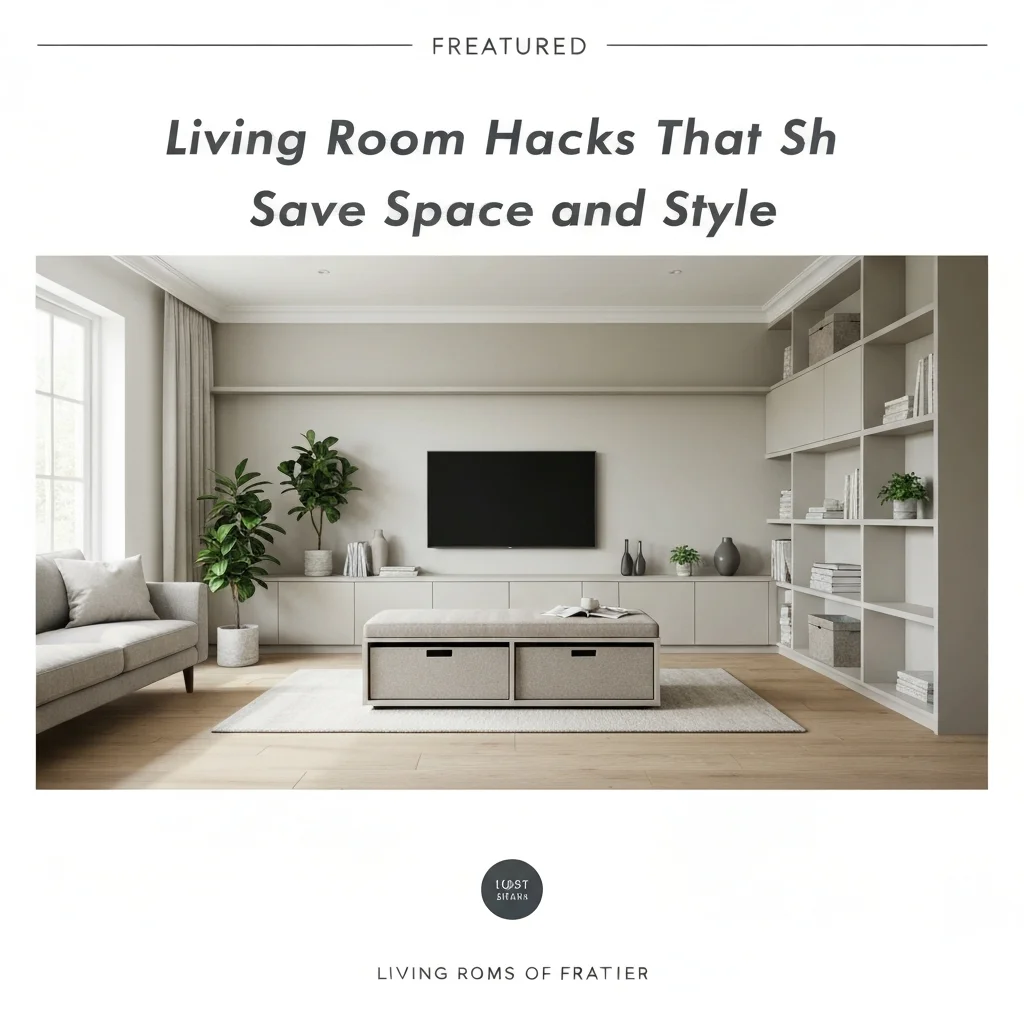 Living Room Hacks That Save Space and Style