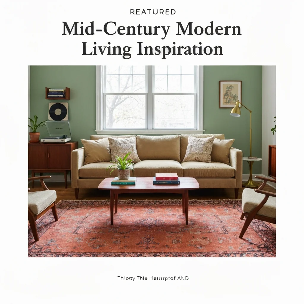 Mid-Century Modern Living Room Inspiration
