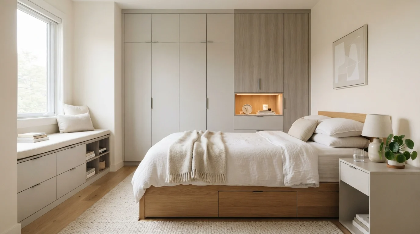 Minimalist Bedroom Storage Ideas