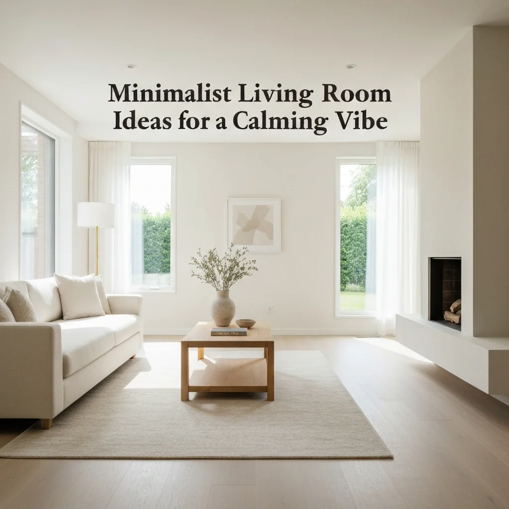 Minimalist Living Room Ideas for a Calming Vibe