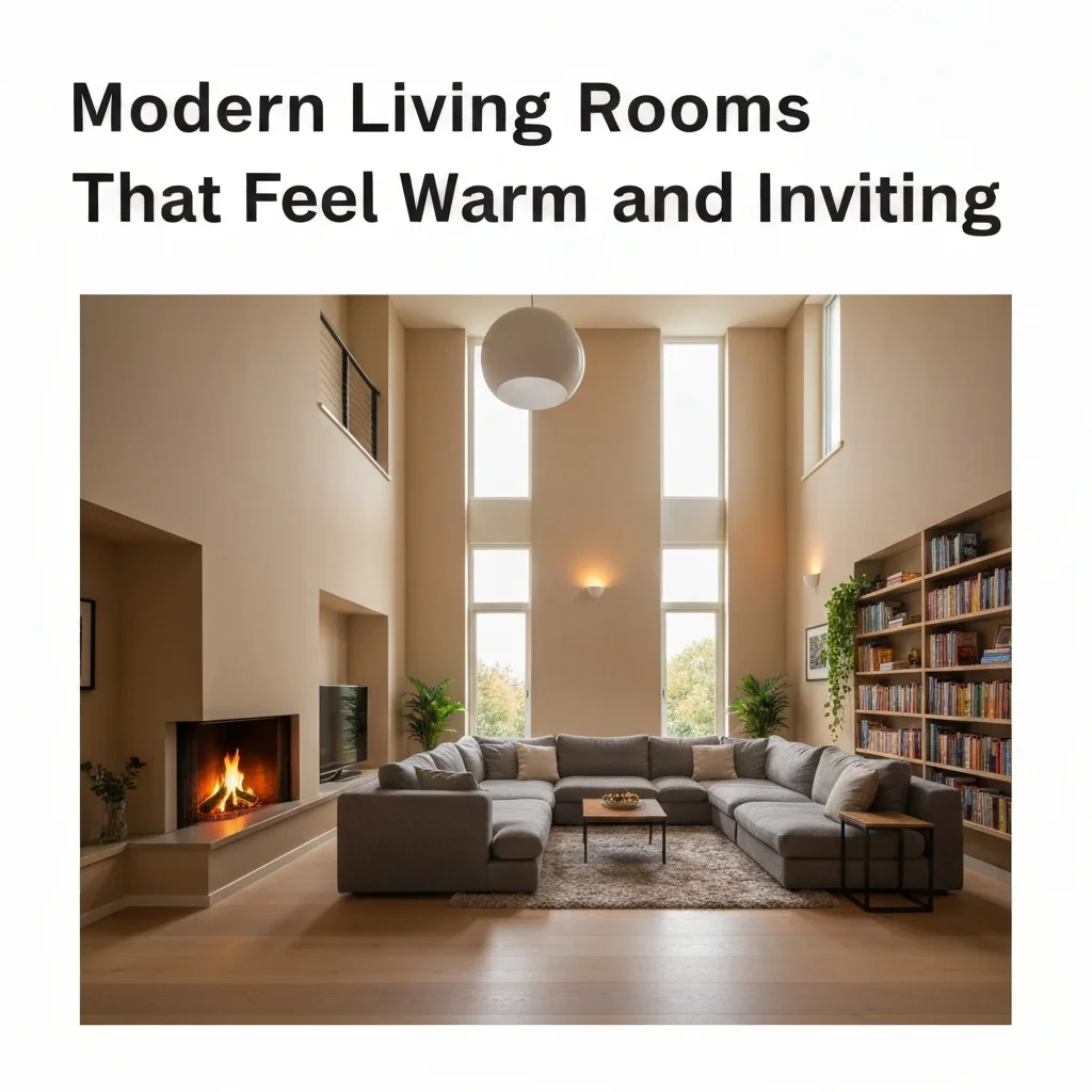 Modern Living Rooms That Feel Warm and Inviting