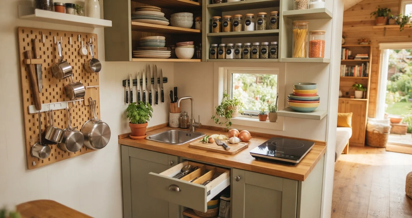 Small Kitchen Organization Tips for Tiny Homes