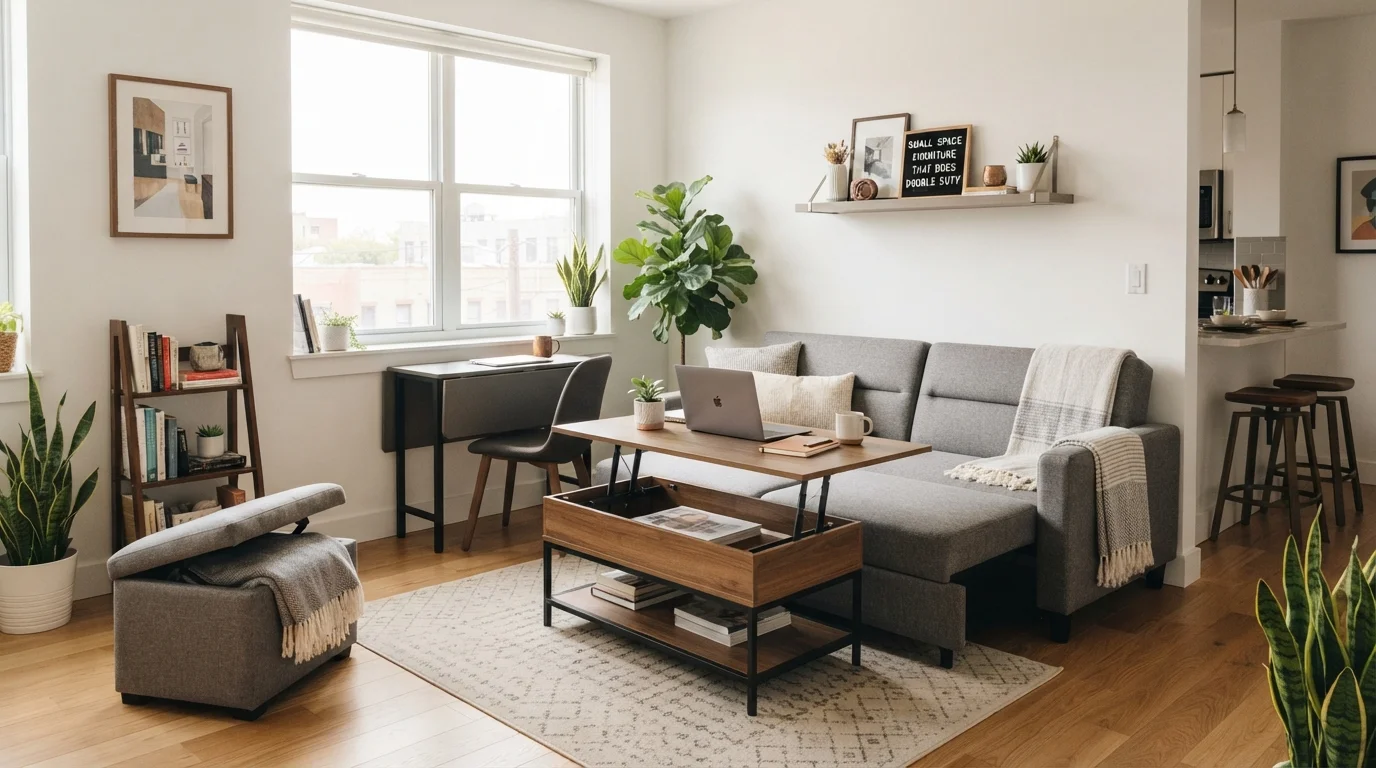 Small Space Furniture That Does Double Duty