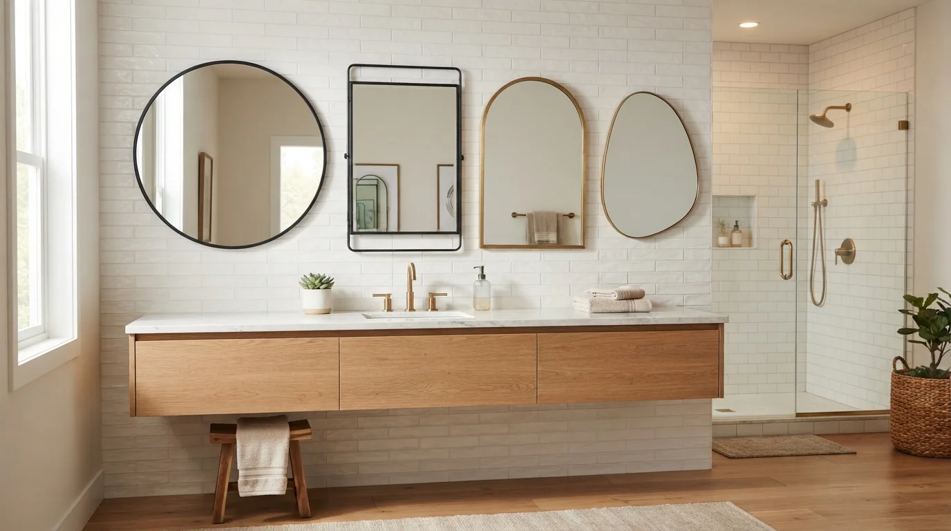 The Best Bathroom Mirror Shapes
