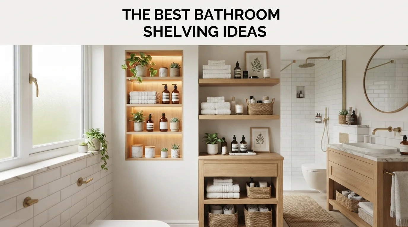 The Best Bathroom Shelving Ideas