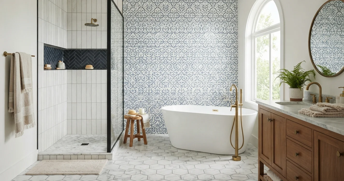 The Best Bathroom Tile Patterns