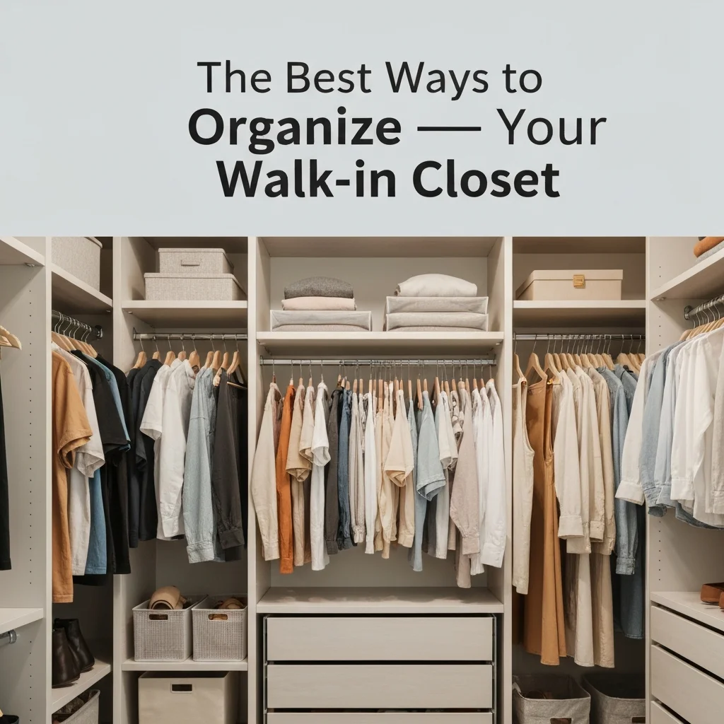 The Best Ways to Organize Your Walk-in Closet
