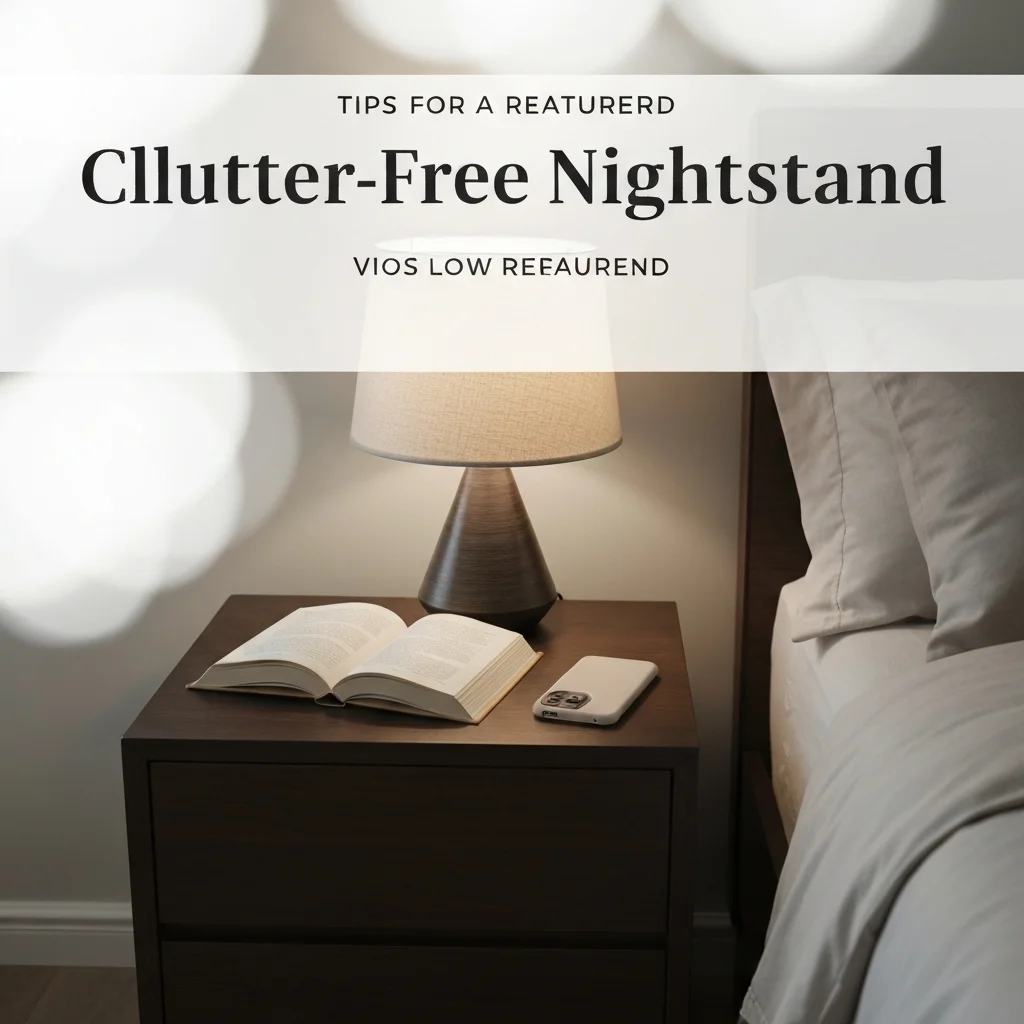 Tips for a Clutter-Free Nightstand