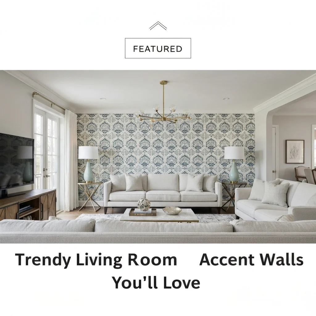 Trendy Living Room Accent Walls You’ll Love