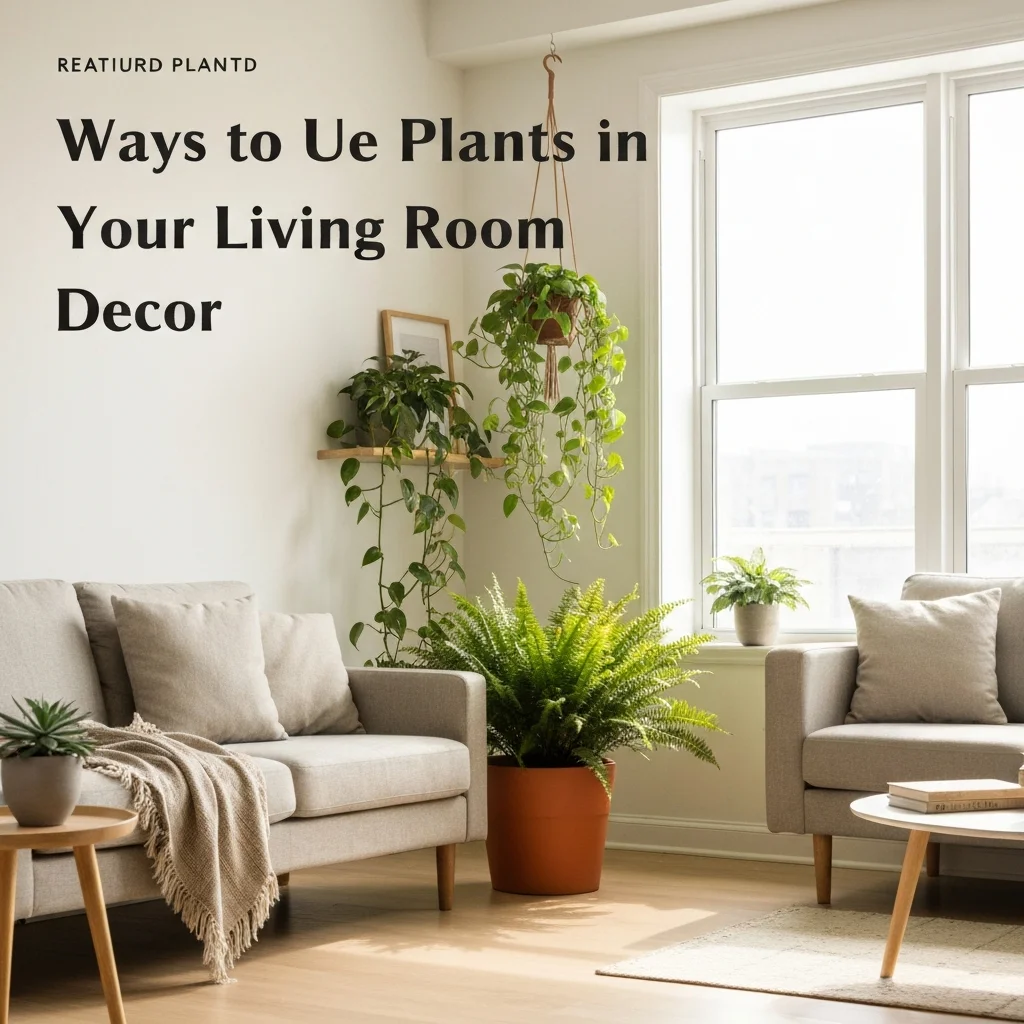 Ways to Use Plants in Your Living Room Decor