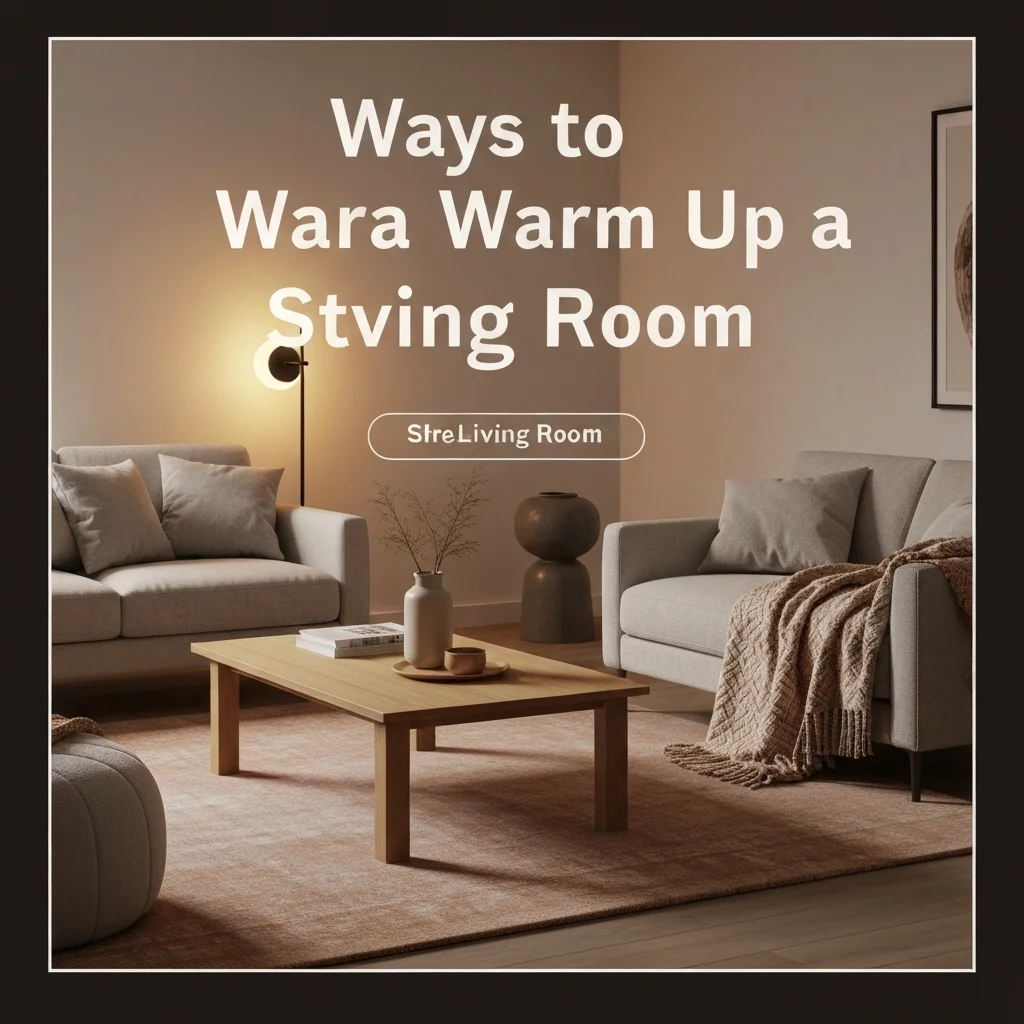 Ways to Warm Up a Sterile Living Room