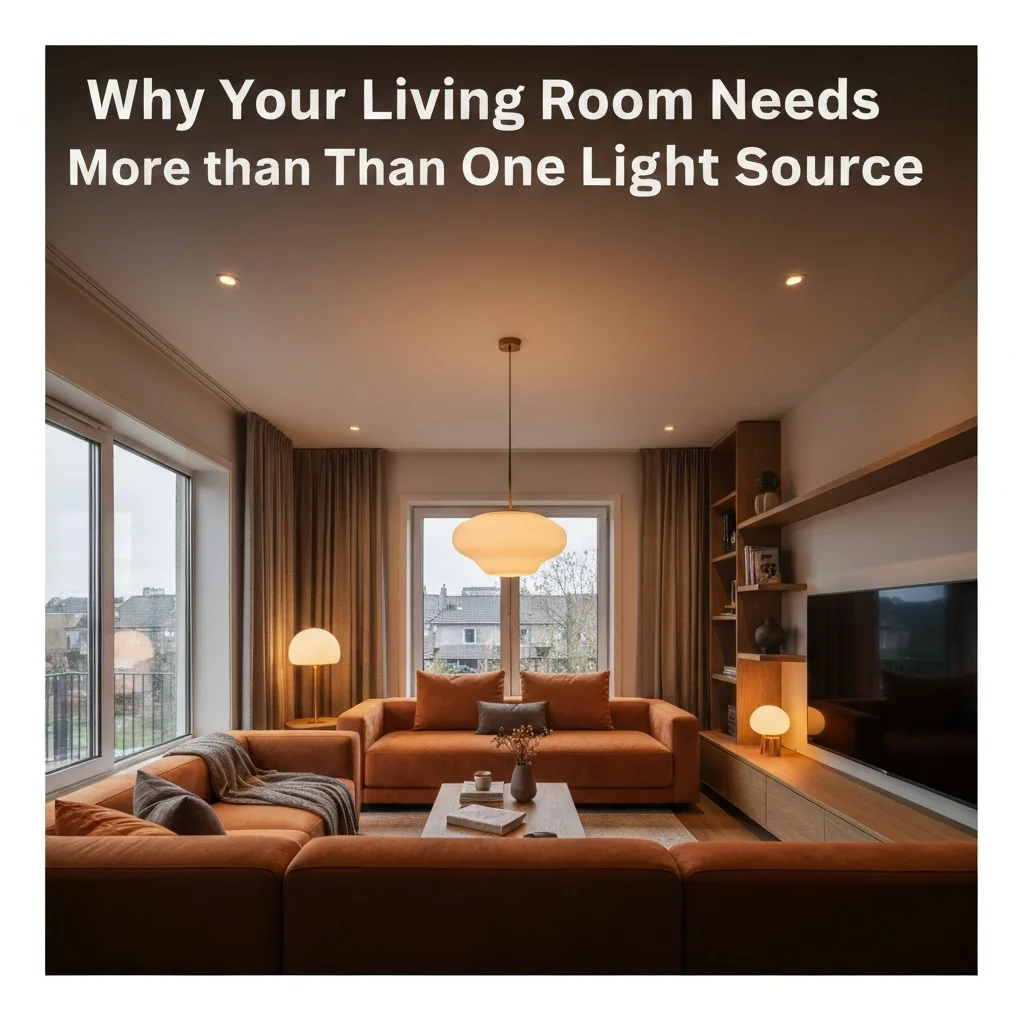 Why Your Living Room Needs More Than One Light Source
